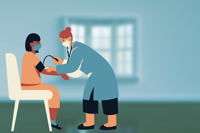 Doctor checking patient