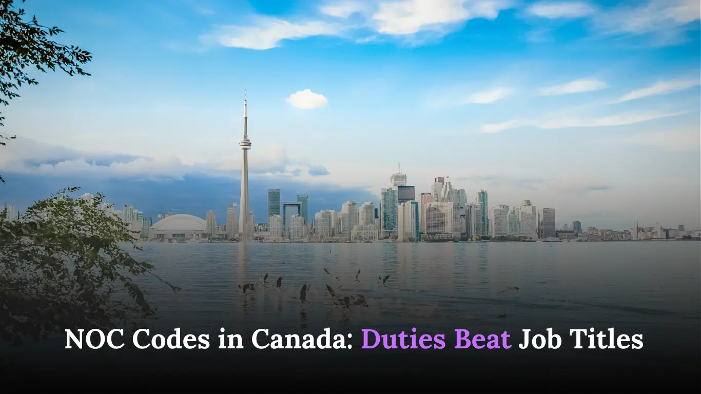 NOC Codes in Canada: Duties Beat Job Titlescanv