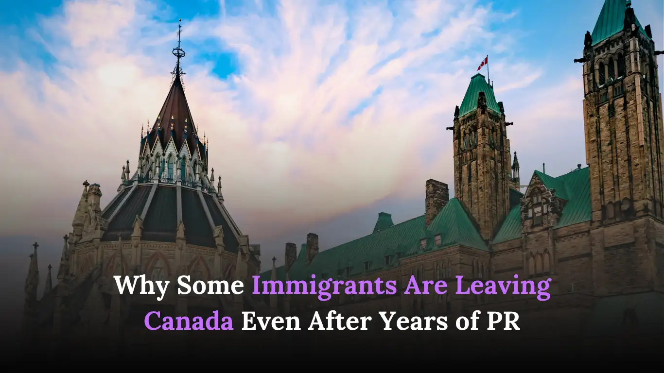Immigrants Are Leaving Canada